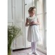 Grace Dress with Pearl Hand Smocking and Silk Sash Grace Dress with Pearl Hand Smocking and Silk Sash