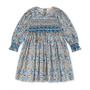Antoinette Dress with Golden Dusk Hand Smocking Made With Liberty D’anjo Antoinette Dress with Golden Dusk Hand Smocking Made With Liberty D’anjo