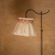 Edit58 x Smock London Elsie Lampshade Skirt Cross Hatch Cotton with Crimson Ribbon Hand Smocking Edit58 x Smock London Elsie Lampshade Skirt Cross Hatch Cotton with Crimson Ribbon Hand Smocking