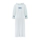 Bessie Coleman Women's Dress Moonstone Cotton with Sapphire Hand Smocking Bessie Coleman Women's Dress Moonstone Cotton with Sapphire Hand Smocking